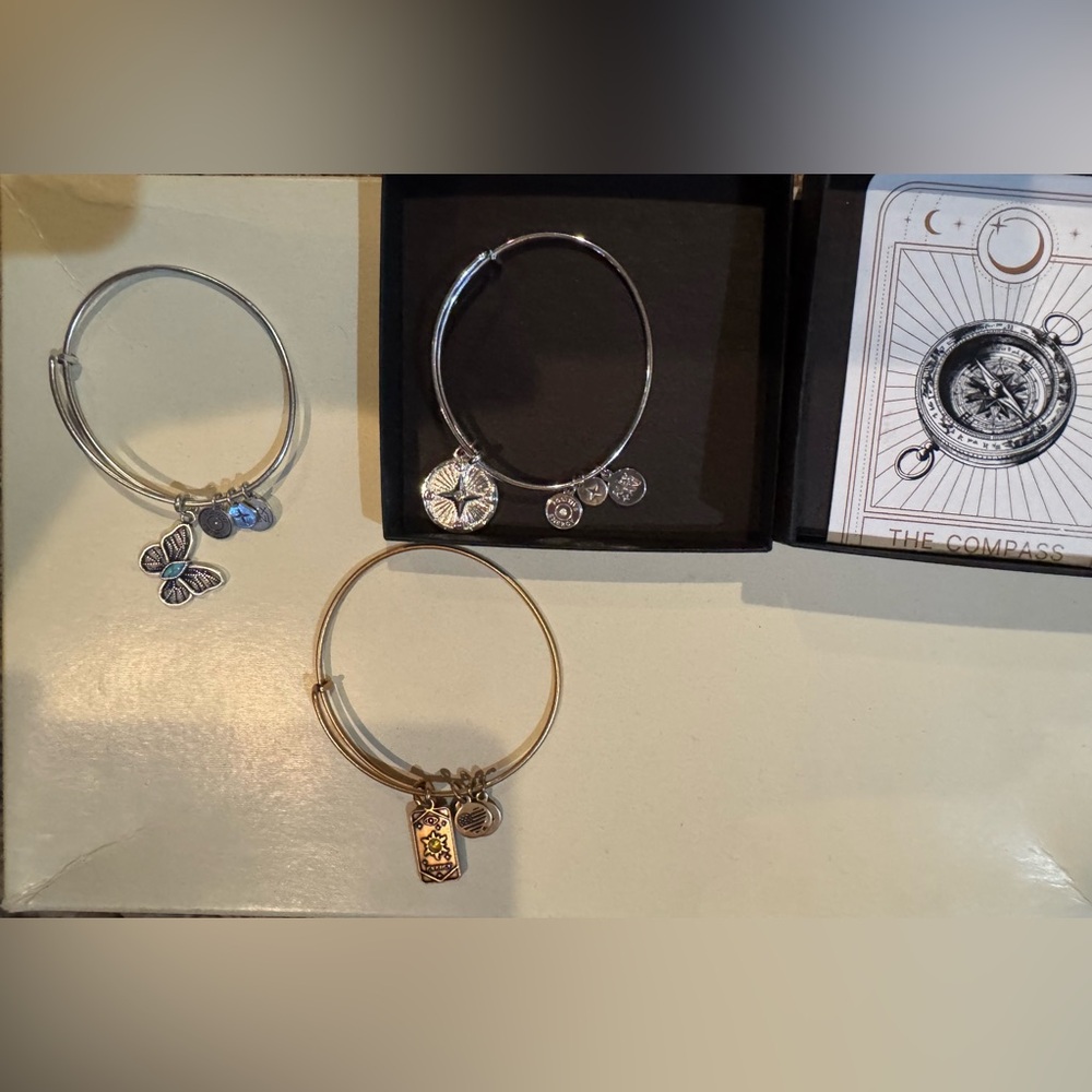 3 Alex and Ani bracelets